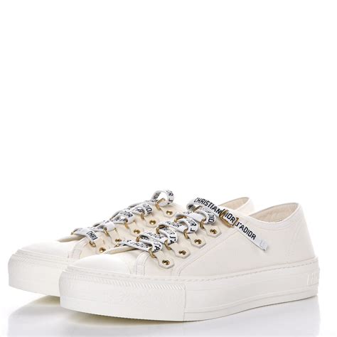 white dior sneakers women's|christian dior canvas sneakers.